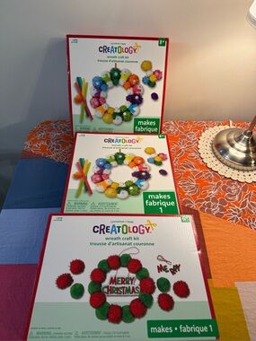 Creatology wreath craft kits lot of 3